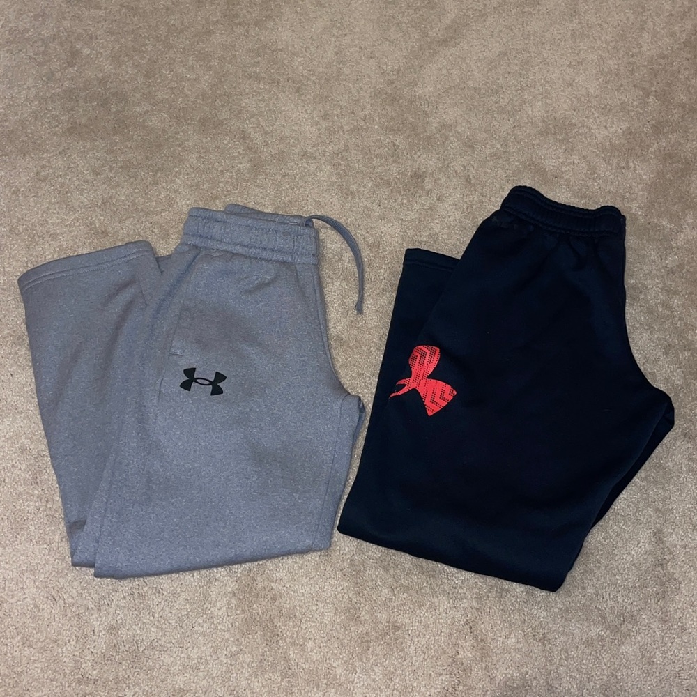 Two pairs of boys Inder Armour Sweatpants plus free bonus pair